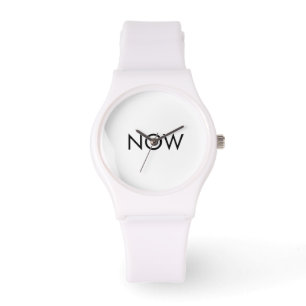 Die NOW Watch White Armbanduhr