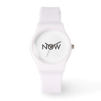 Die NOW Watch White Armbanduhr