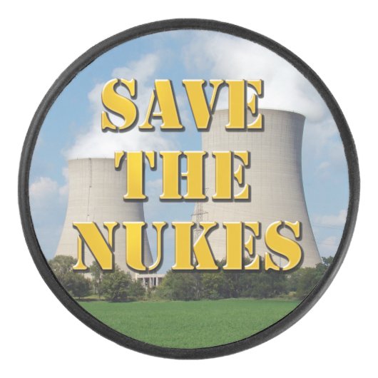 Die Nukes gerettet Eishockey Puck (Vorderseite)