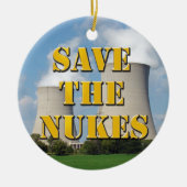 Die Nukes gerettet Keramik Ornament (Vorne)