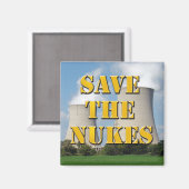Die Nukes gerettet Magnet (Vorderseite/Rückseite)