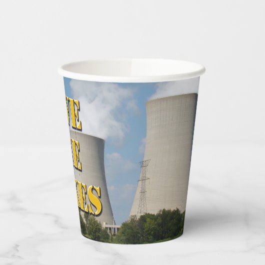 Die Nukes gerettet Pappbecher (Links)