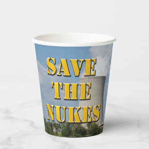 Die Nukes gerettet Pappbecher