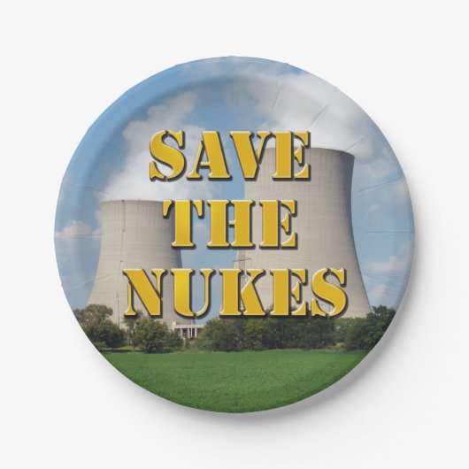 Die Nukes gerettet Pappteller (Vorderseite)