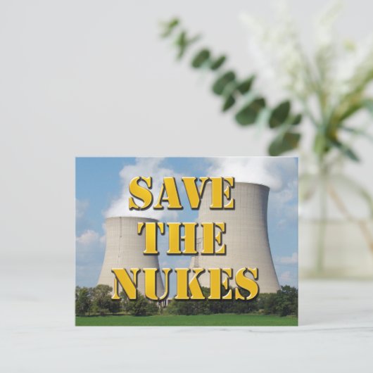 Die Nukes gerettet Postkarte (Stehend Vorderseite)