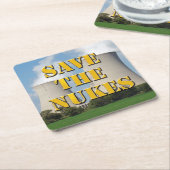 Die Nukes gerettet Rechteckiger Pappuntersetzer (angewinkelt)