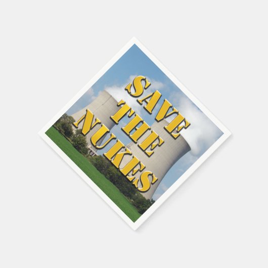 Die Nukes gerettet Serviette (Ecke)