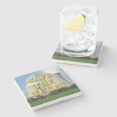 Die Nukes gerettet Steinuntersetzer (Seitenansicht)