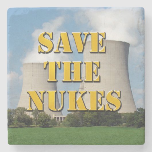 Die Nukes gerettet Steinuntersetzer (Vorderseite)