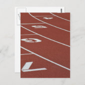 Die nummerierte Ecke Postkarte (Vorne/Hinten)