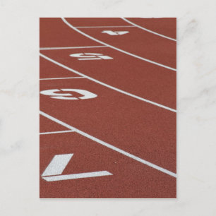 Die nummerierte Ecke Postkarte