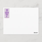 DIE NUN FAHREN WIEDER! POSTKARTE (Rückseite)