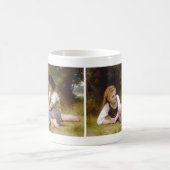 Die Nuss-Sammler durch William Adolphe Bouguereau Kaffeetasse (Mittel)