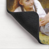 Die Nuss-Sammler durch William Adolphe Bouguereau Mousepad (Ecke)