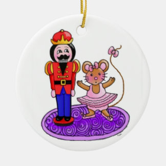Die Nussknacker-Ballerina Keramik Ornament