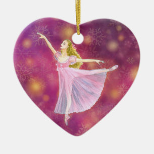 Die Nussknacker-Ballett-Verzierung - Clara Keramik Ornament