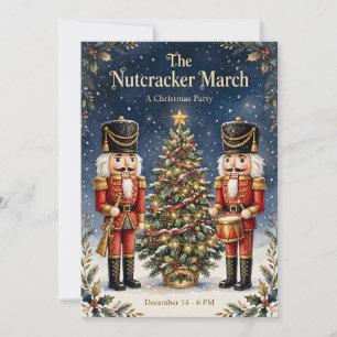 Die Nussknacker-Marsch-Weihnachtsfeier-Einladung Einladung