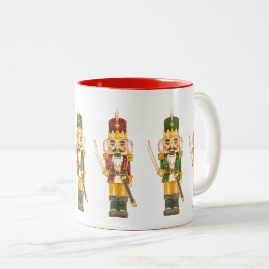 Die Nussknacker-Tasse Zweifarbige Tasse (VorderseiteRechts)