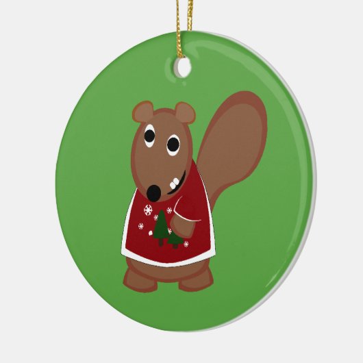 die Nussknackerverzierung Keramikornament (Links)