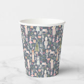 Die Nutcracker Aquarellbilder Papier Cups Pappbecher (Rechts)