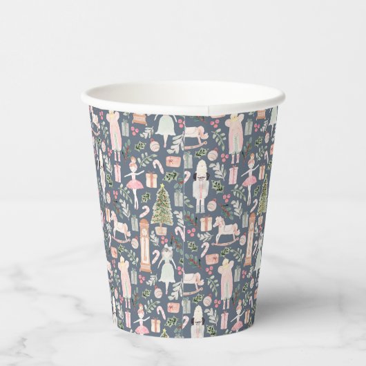 Die Nutcracker Aquarellbilder Papier Cups Pappbecher (Rechts)