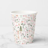 Die Nutcracker Aquarellbilder Papier Cups Pappbecher (Vorderseite)