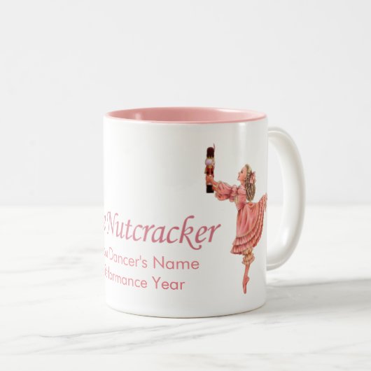 Die Nutcracker-Ballett-Clara-Tasse Zweifarbige Tasse (VorderseiteRechts)