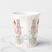 Die Nutcracker Ballett Pastete Blush Pink Weihnach Pappbecher (Rechts)