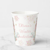 Die Nutcracker Ballett Pastete Blush Pink Weihnach Pappbecher (Links)