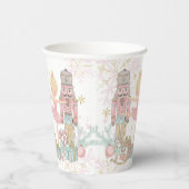 Die Nutcracker Ballett Pastete Blush Pink Weihnach Pappbecher (Rechts)