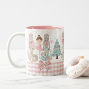Die Nutcracker Ballett Pastete Blush Pink Weihnach Zweifarbige Tasse