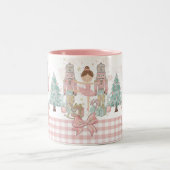 Die Nutcracker Ballett Pastete Blush Pink Weihnach Zweifarbige Tasse (Mittel)