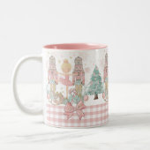 Die Nutcracker Ballett Pastete Blush Pink Weihnach Zweifarbige Tasse (Links)
