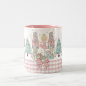 Die Nutcracker Ballett Pastete Blush Pink Weihnach Zweifarbige Tasse (Mittel)