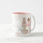 Die Nutcracker Ballett Pastete Blush Pink Weihnach Zweifarbige Tasse (VorderseiteRechts)