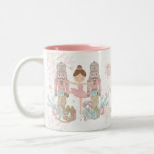 Die Nutcracker Ballett Pastete Blush Pink Weihnach Zweifarbige Tasse (Links)
