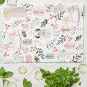 Die Nutcracker Holiday Watercolor Geschirrtuch (Gefaltet)