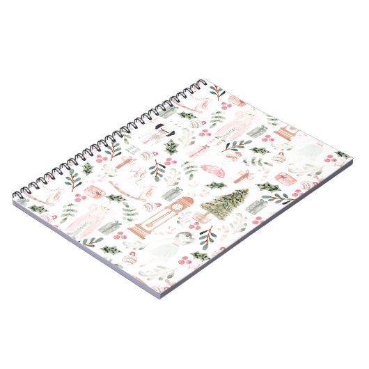 Die Nutcracker Holiday Watercolor Notizblock (Linke Seite)