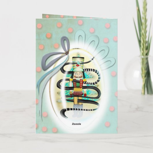 Die Nutcracker-Karte Feiertagskarte (Rückseite)