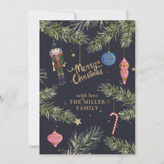 Die Nutcracker, Marine Feiertagskarte (Vorderseite)