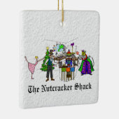 Die Nutcracker Shack Ham Radio Weihnachtsdekoratio Keramikornament (Rechts)