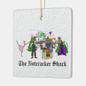 Die Nutcracker Shack Ham Radio Weihnachtsdekoratio Keramikornament (Links)