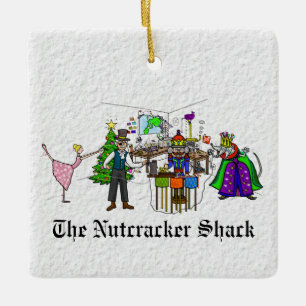 Die Nutcracker Shack Ham Radio Weihnachtsdekoratio Keramikornament