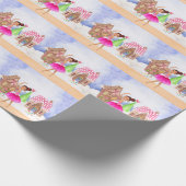 Die Nutcracker Sugar Plum Fairy Ballett Weihnachte Geschenkpapier (Ecke)