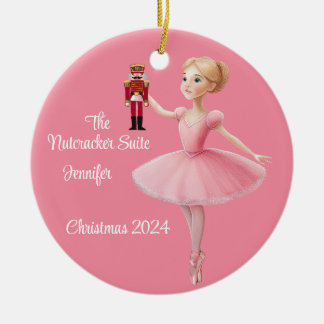 Die Nutcracker Suite Ballett Personalisierte Ornam Keramik Ornament