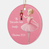 Die Nutcracker Suite Ballett Personalisierte Ornam Keramik Ornament (Links)