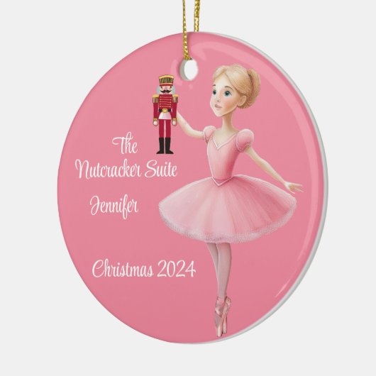 Die Nutcracker Suite Ballett Personalisierte Ornam Keramik Ornament (Links)