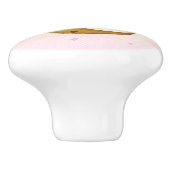 Die Nutcracker Suite-Bunny auf der Mond-Keramik Keramikknauf (Seitenansicht)