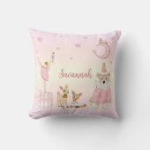 Die Nutcracker Suite Personalisiertes rosa Kinderz Kissen (Vorderseite)