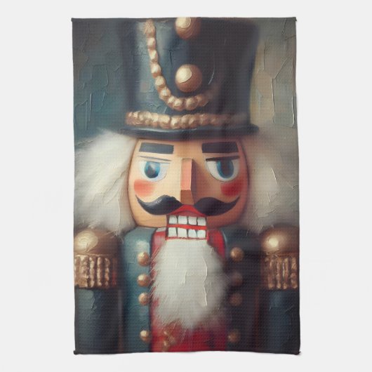 Die Nutcracker-Weihnachtszeit Geschirrtuch (Vertikal)